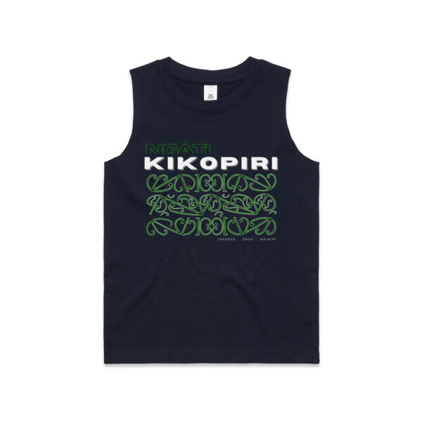 Kikopiri Pounamu - AS Colour Kids Barnard Tank Thumbnail